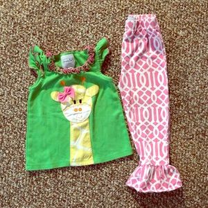Toddler girl Mudpie outfit